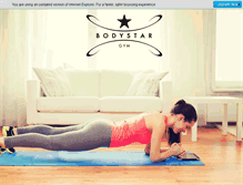 Tablet Screenshot of bodystargym.com